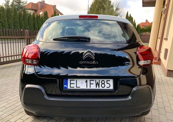 Citroen C3 cena 52500 przebieg: 29590, rok produkcji 2021 z Mrągowo małe 436